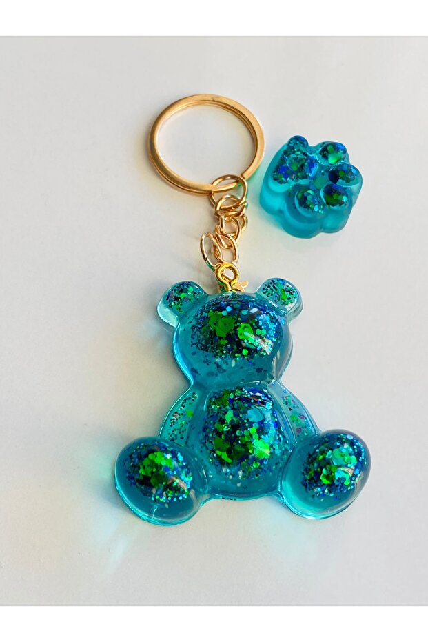 هدية سلسلة مفاتيح باللون الأخضر - 2