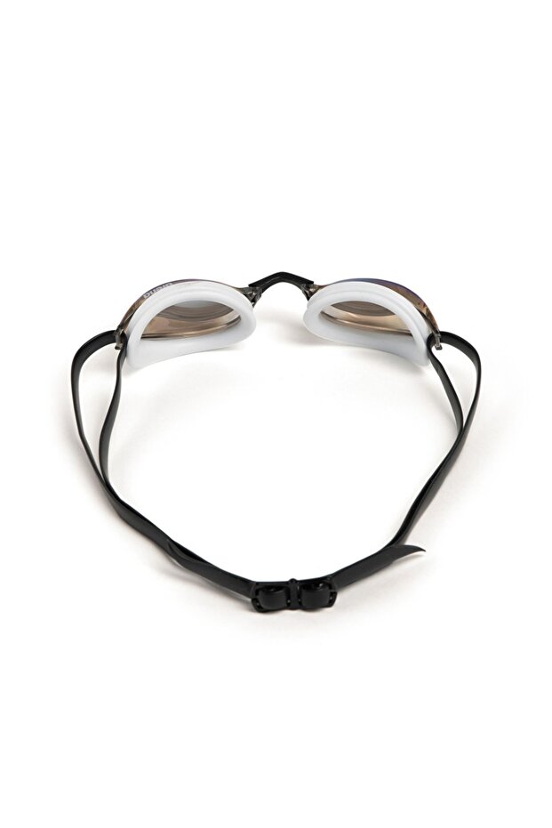 White Python Mirrored Swimming Glasses - 3