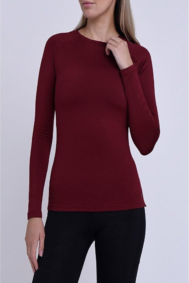 Luxury Women's Crew Neck Long Sleeve Full Lycra Badi