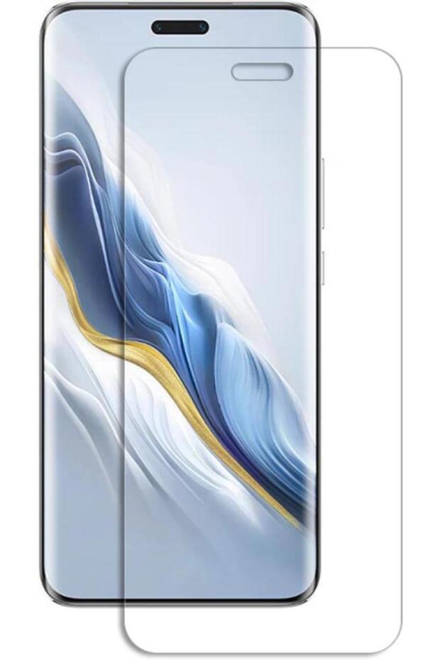 واقي شاشة هيدروجيل متوافق مع هاتف هونر ماجيك 6 برو 5G عالي الدقة وشفاف