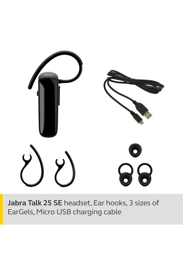 Talk 25se Mono Bluetooth Headset Black - 6