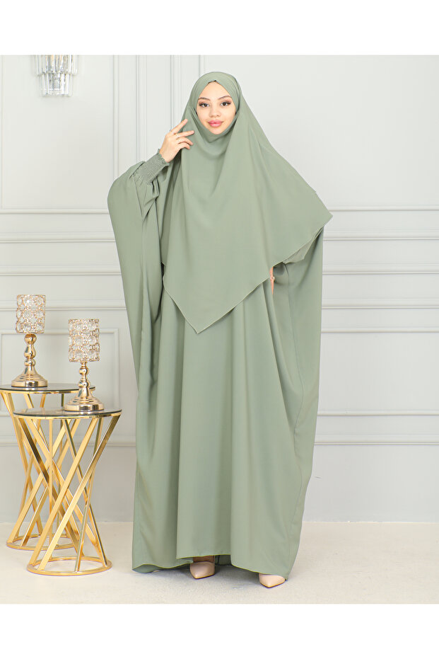 İPEK KATLI SUFLE HAZIR EŞARP - 1