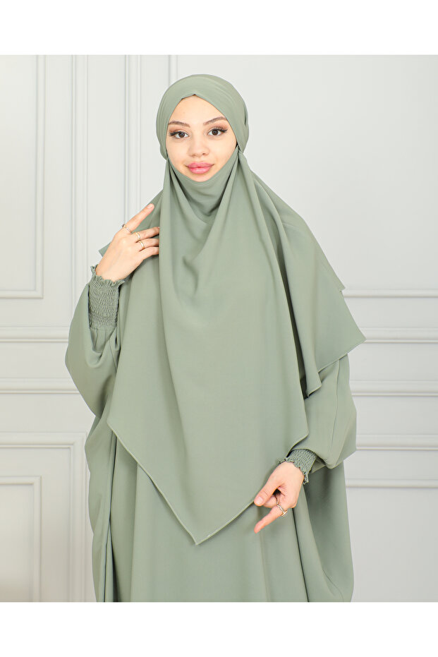 İPEK KATLI SUFLE HAZIR EŞARP - 7