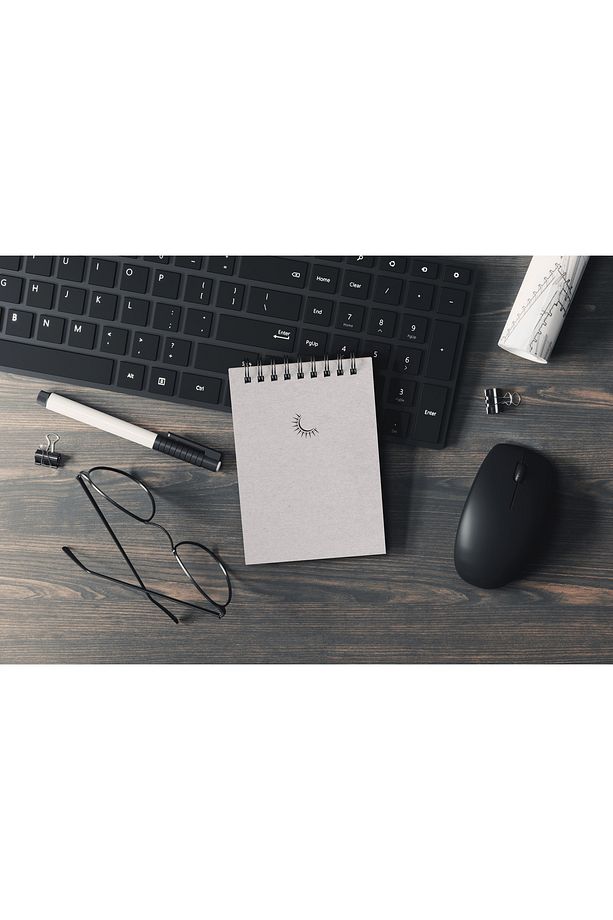 10 x 14 Cm Karton Kapak Spiralli Çizgisiz Defter Notebook 40 Yaprak 80 Sayfa - 3