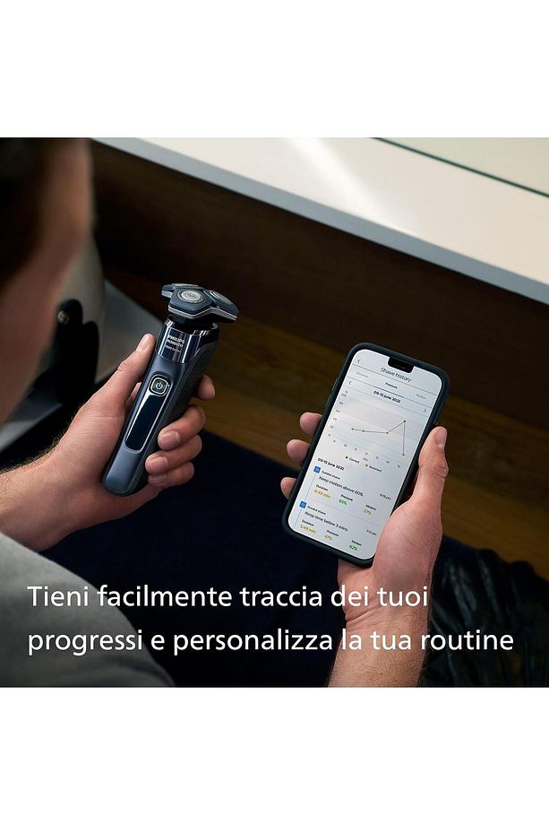 Shaver Series 7000 SkinIQ Teknolojisine Sahip Erkekler için Islak ve Kuru Tıraş makinesi - 4