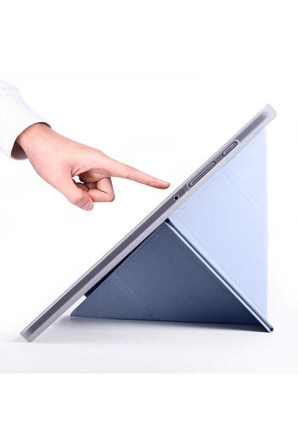 Galaxy Tab S6 Lite (P610) Uyumlu Bluetooth Klavye Mouse Set Standlı Kılıf - 4