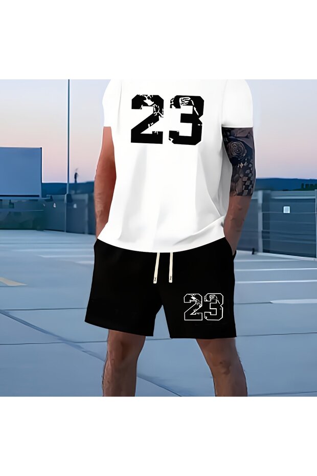 24 Print Men's Athletic 2 Pcs Set - 1