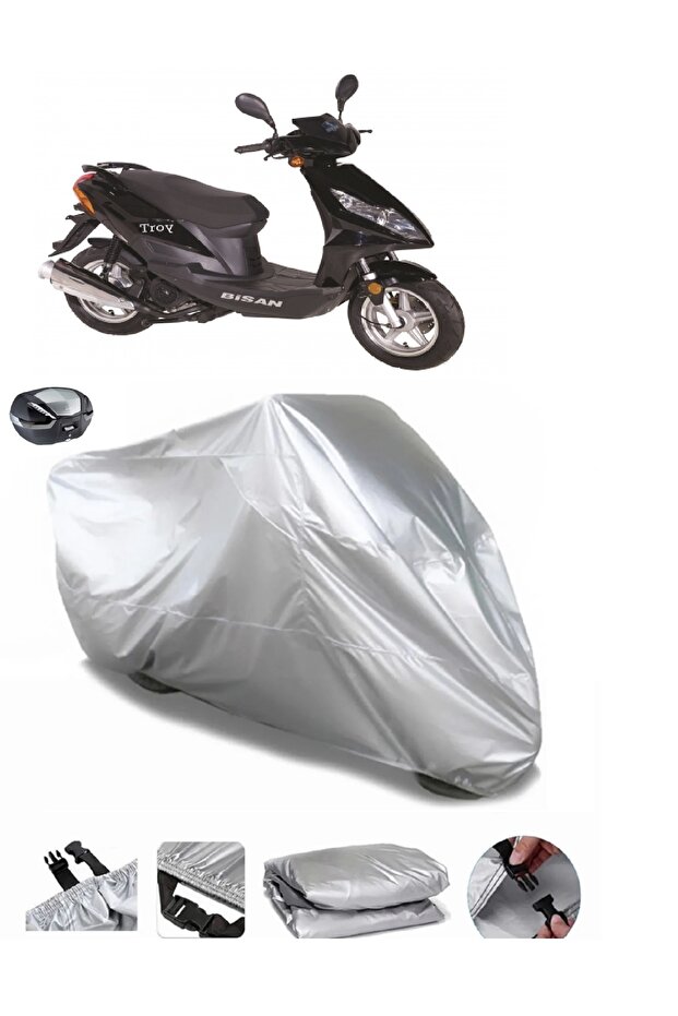 Bisan Troy 100 MOTORCYCLE SCREW REAR BAG COMPATIBLE