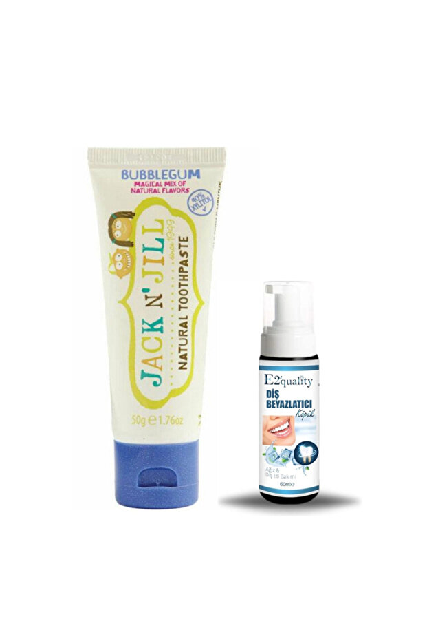 Natural Gum Flavor Toothpaste 50g + Gift Teeth Whitening Foam