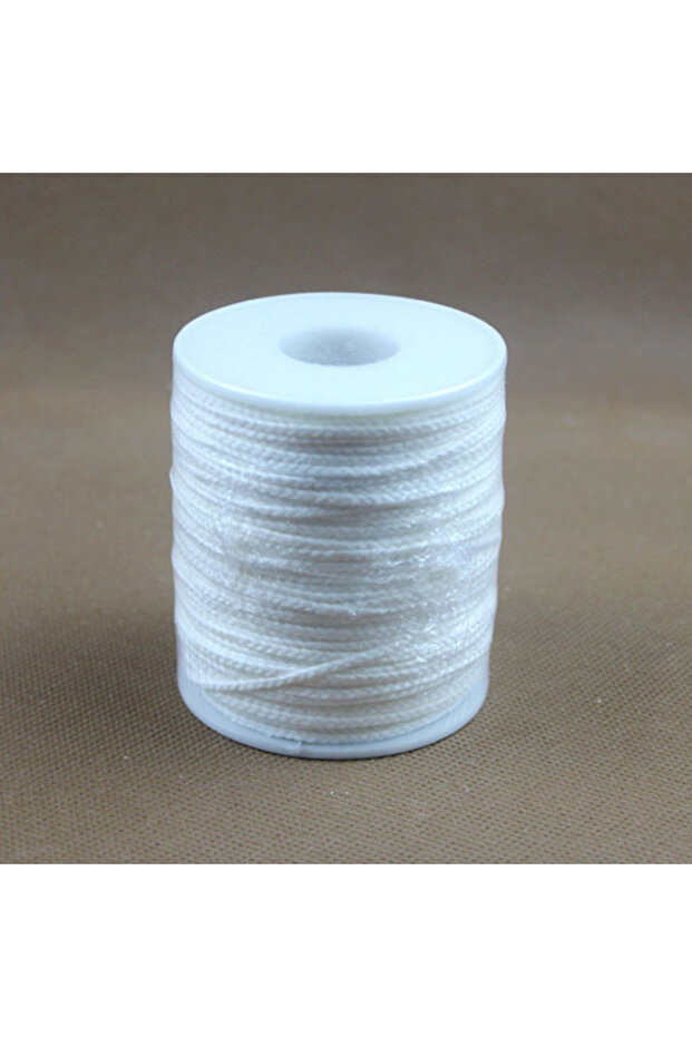 61 Meters/Roll White Candle Wick Cotton Candle Woven Wick Spool DIY Candle Making Material Smokel...