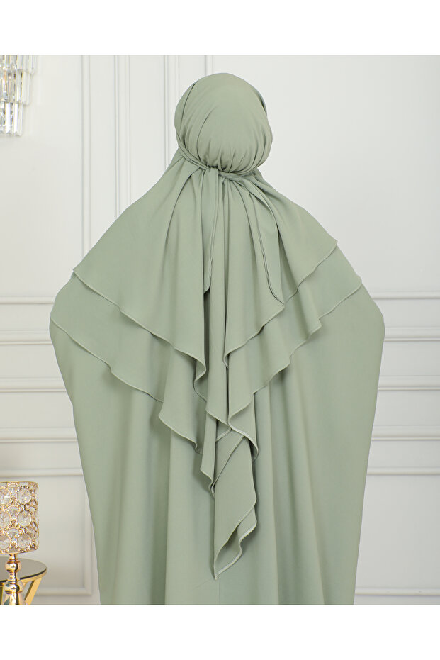 İPEK KATLI SUFLE HAZIR EŞARP - 6