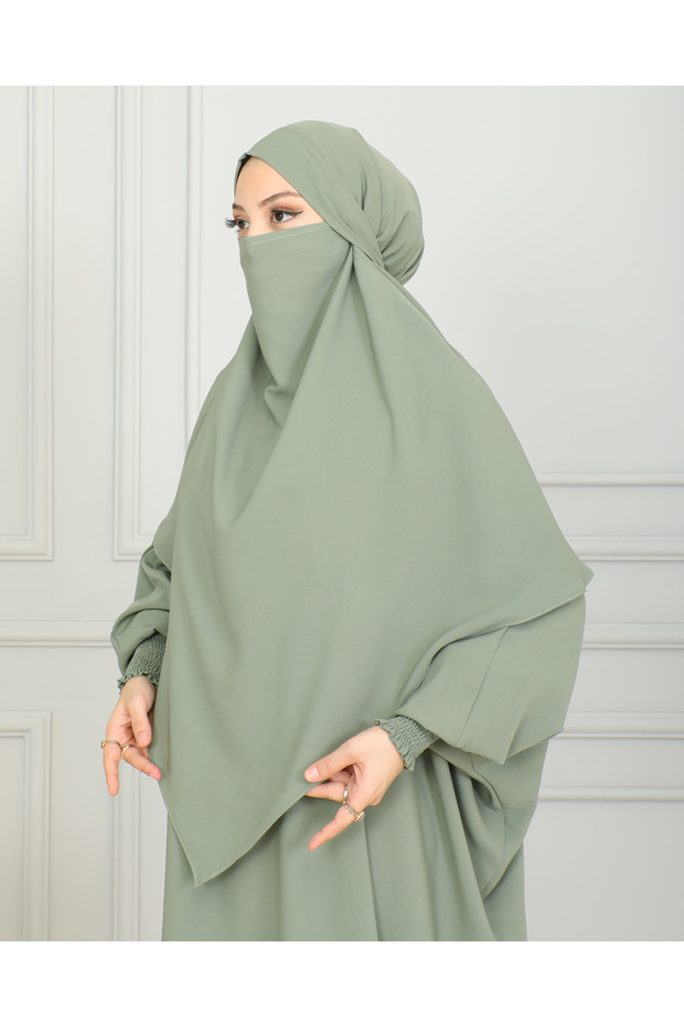 İPEK KATLI SUFLE HAZIR EŞARP - 5