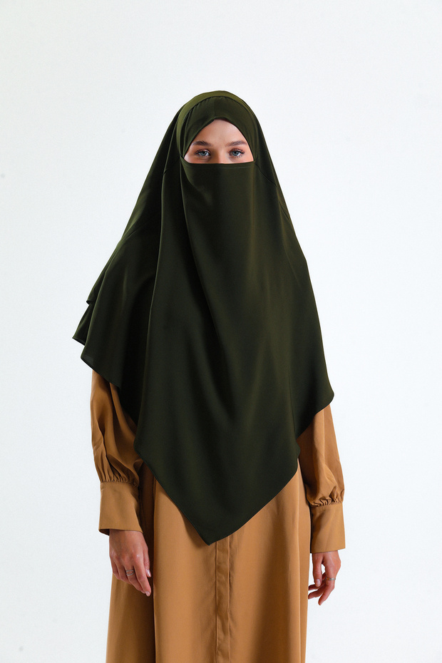 وشاح جاهز بطبقات من الحرير - 8