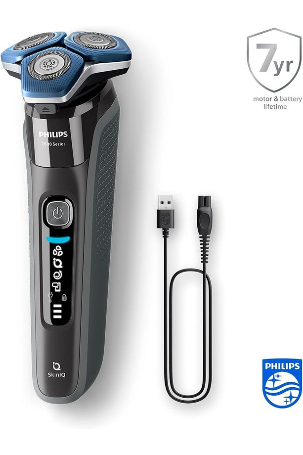Shaver Series 7000 SkinIQ Teknolojisine Sahip Erkekler için Islak ve Kuru Tıraş makinesi - 2