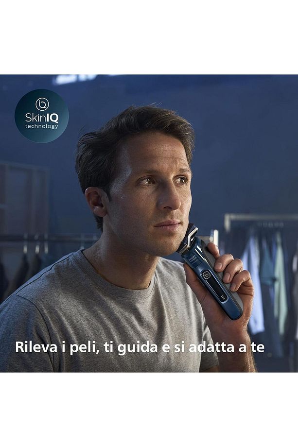 Shaver Series 7000 SkinIQ Teknolojisine Sahip Erkekler için Islak ve Kuru Tıraş makinesi - 3