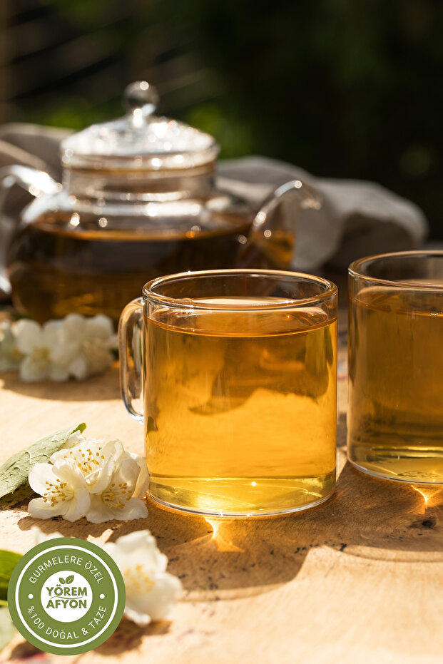 Yörem Afyon Meşhur Isparta Yeni Mahsul Yaprak Yasemin Çiçeği Kurusu | 35Gr. - 3