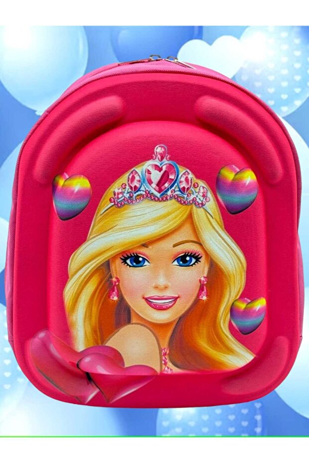 Girl's Kindergarten Nursery 3d Embossed Eva Printed 2-6 Years Old Daily Backpack and Schoolbag