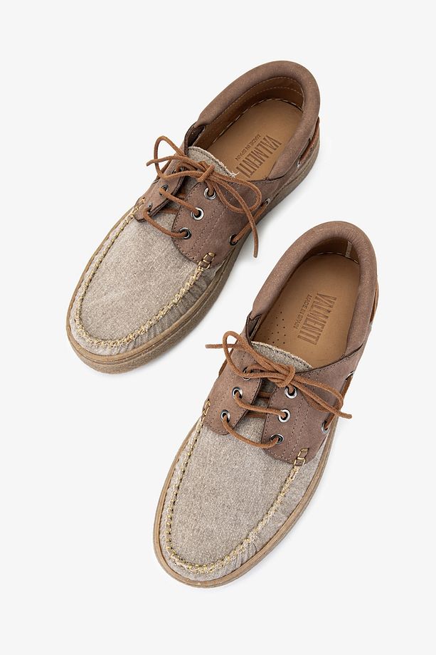 Aegis Erkek Lodo / Vison Deri & Tekstil Casual Ayakkabı - 4