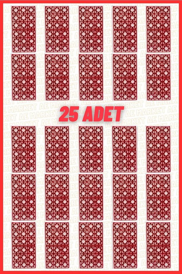 18x8li Kapsül Mermi Şeridi 25 Adet - Toplam 3600 Adet Atış - 3