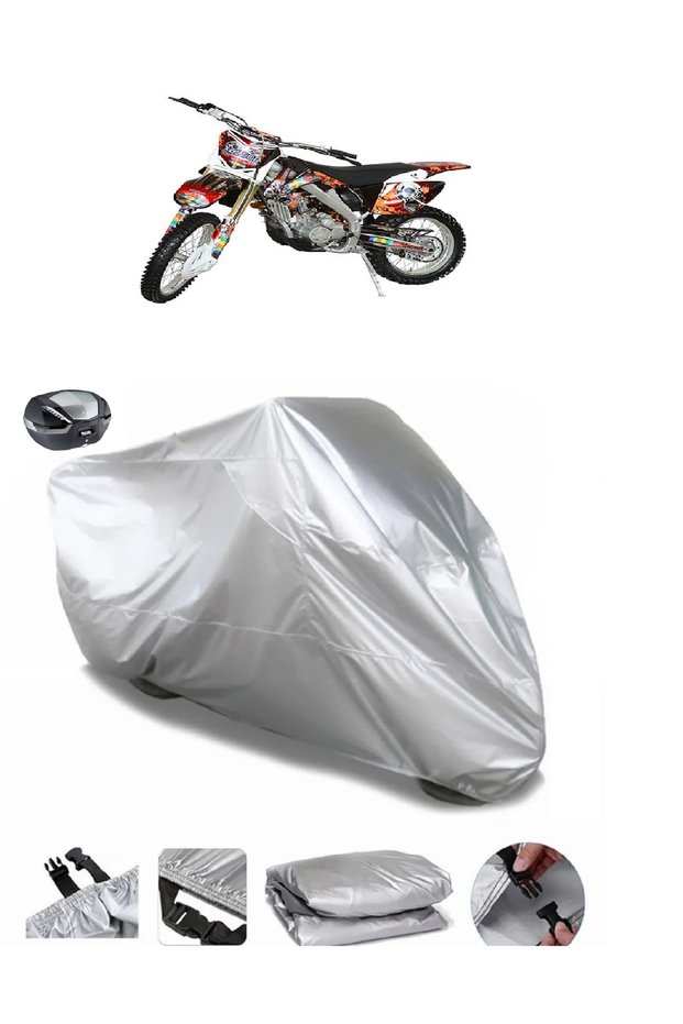 Apachi Xz 250R Rear Bag Compatible Motorcycle Tarpaulin Premium Quality Thick