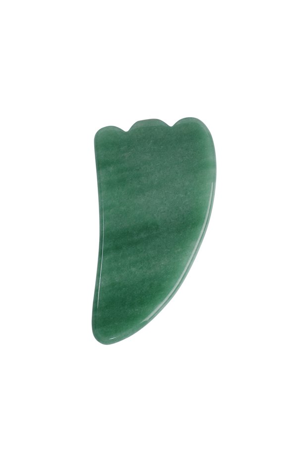 Genuine Gua Sha Massage Tool Natural Jade Amethyst Massager Scrapers Tools Jade Roller For Face N...