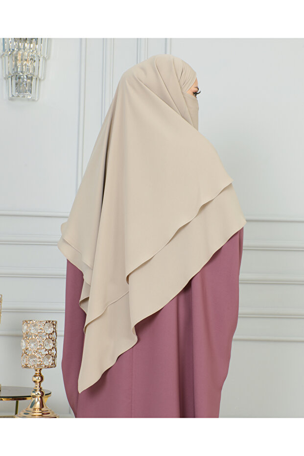 SILK LAYERED SUFLE READY SCARF - 5