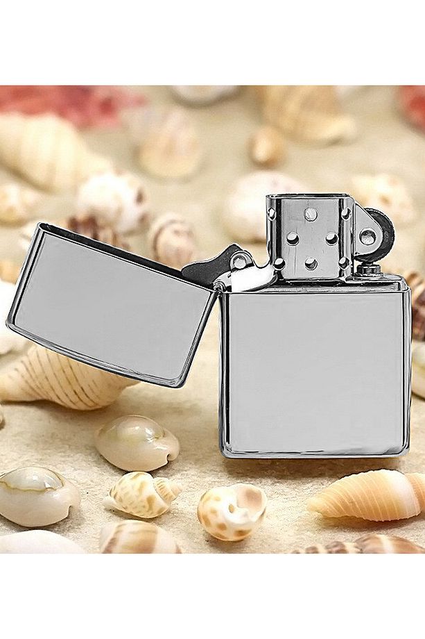 Özel Kutusunda Zippo Tarzı Benzinli Çakmak - 2