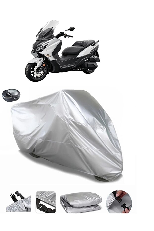 حقيبة خلفية للدراجة النارية من سيم Joymax 250i ABS متوافقة مع
