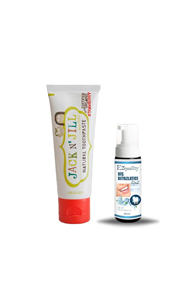 Strawberry Flavor Toothpaste 50ml + Gift Teeth Whitening Foam