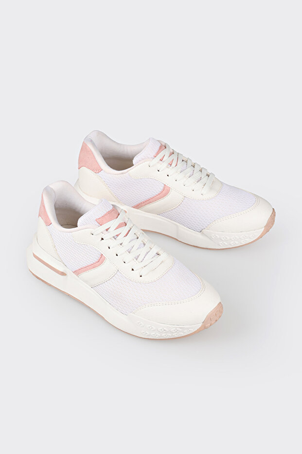 Beyaz Kadın Sneaker TEKZI - 2