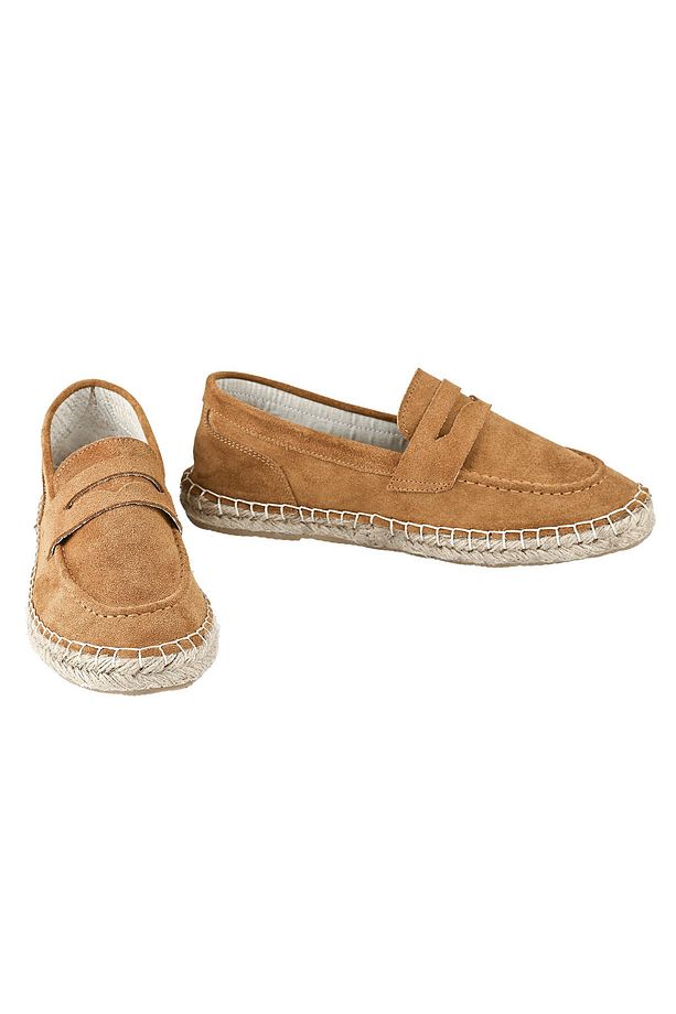 Hakiki Deri Taba Unisex El Yapımı Espadril - 3