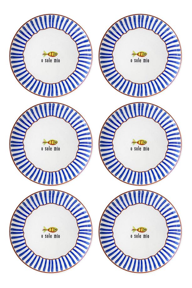 Fish Servis Tabağı 6lı Set 26 cm - 1