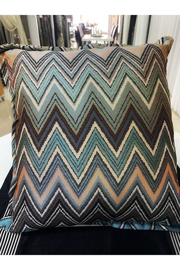 Zigzag Kırlent Kılıfı