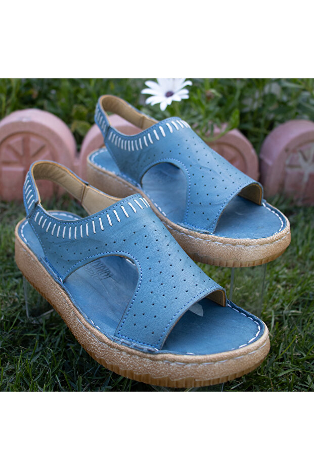 Orthopedic Leather Women's Sandals 11802