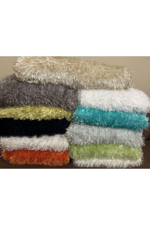 Lüks Pamuklu Polyester Koltuk çekyat Örtüsü (TAKIM 3,3,1,1)sari Rengi Çift Taraflı - 9