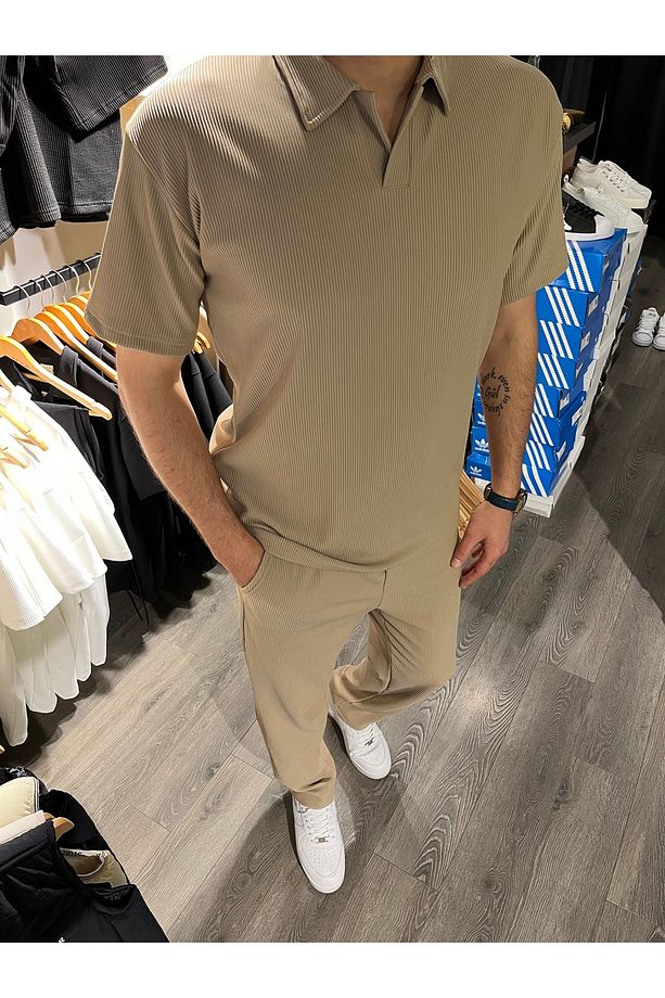 Essentials fitilli baggy takım - 2
