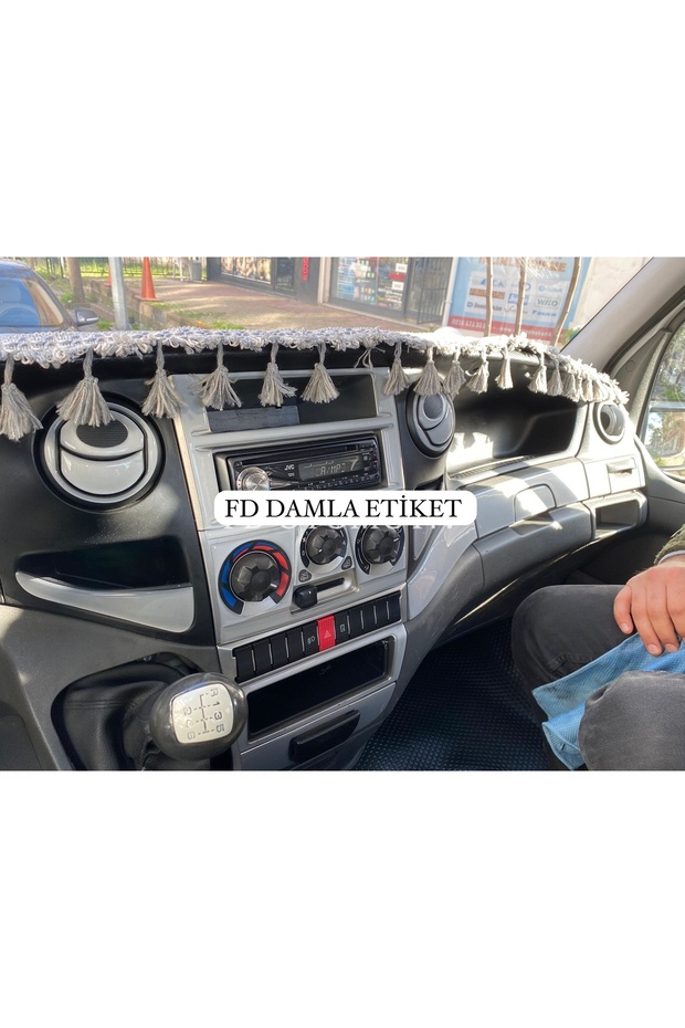 Iveco Daily 2006 Dashboard, Console, Trim, and Dashboard Cover Set, Silver Grey, Special Design