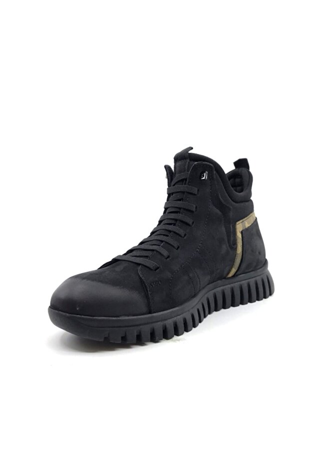 Erkek Siyah Nubuk Deri Bot 4683 - 2