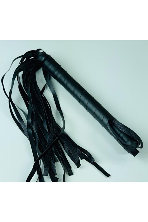 Unisex Siyah Fantezi Kırbaç BDSM Feti.sh Fantezi - 1