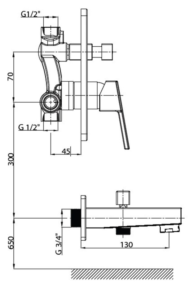 Tam Ankastre Duş Seti Ritmo - 2