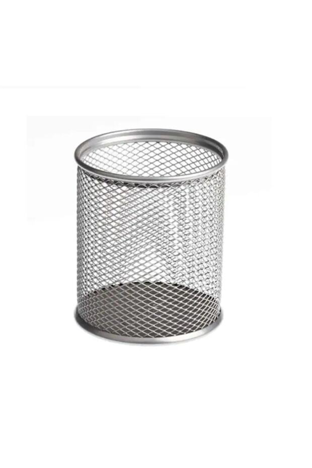Gray Desktop Metal Pen Holder Single 2986