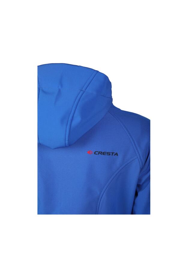 Kadın Mavi Kapüşonlu Dynamic Softshell Ceket - 6