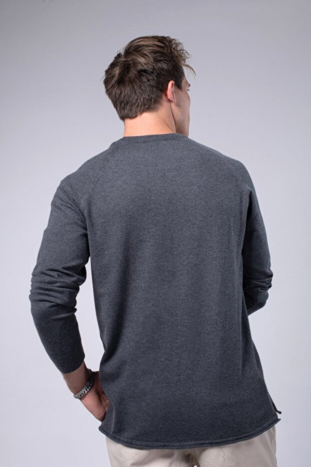 Erkek Antrasit Triko Stephen Kazak - 2