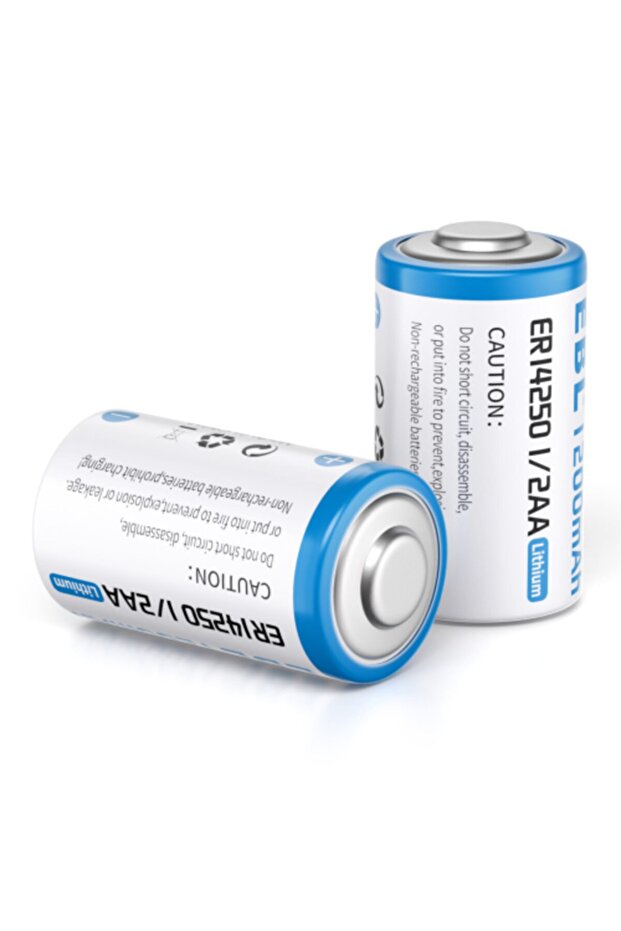 EBL Er14250 3.6v 1/2aa 1200mah Lityum Pil 2'li