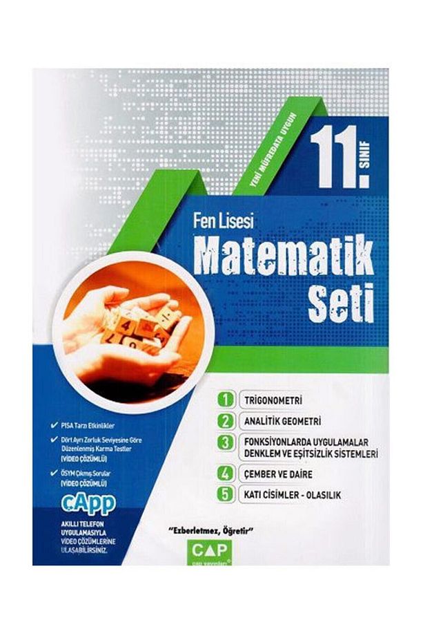 Çap Yayınları 11. Sınıf Fen Lisesi Matematik Fasikül Seti Yeni 2021 - 1
