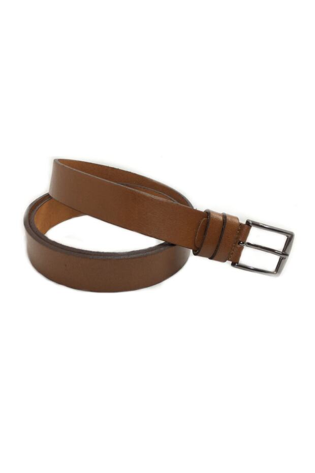 Erkek Açık Taba Kemer 3.2 cm