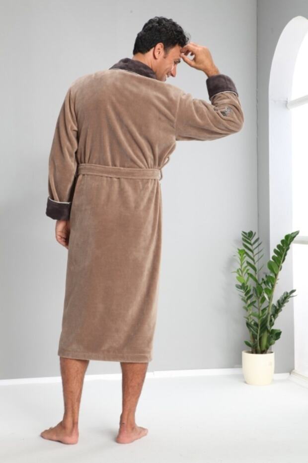 Erkek Bej Bornoz - 2