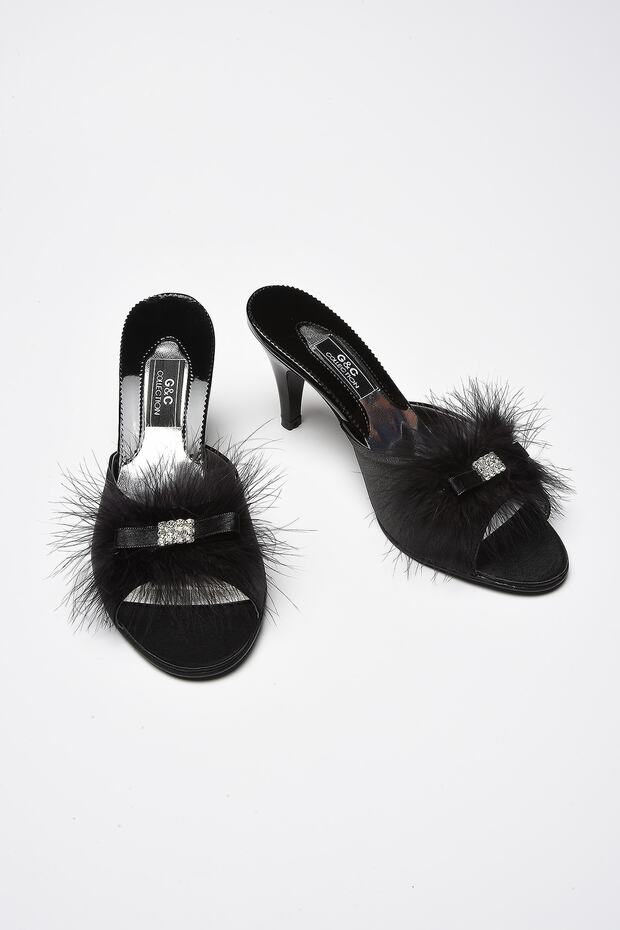 Kadın Siyah Terlik - 1