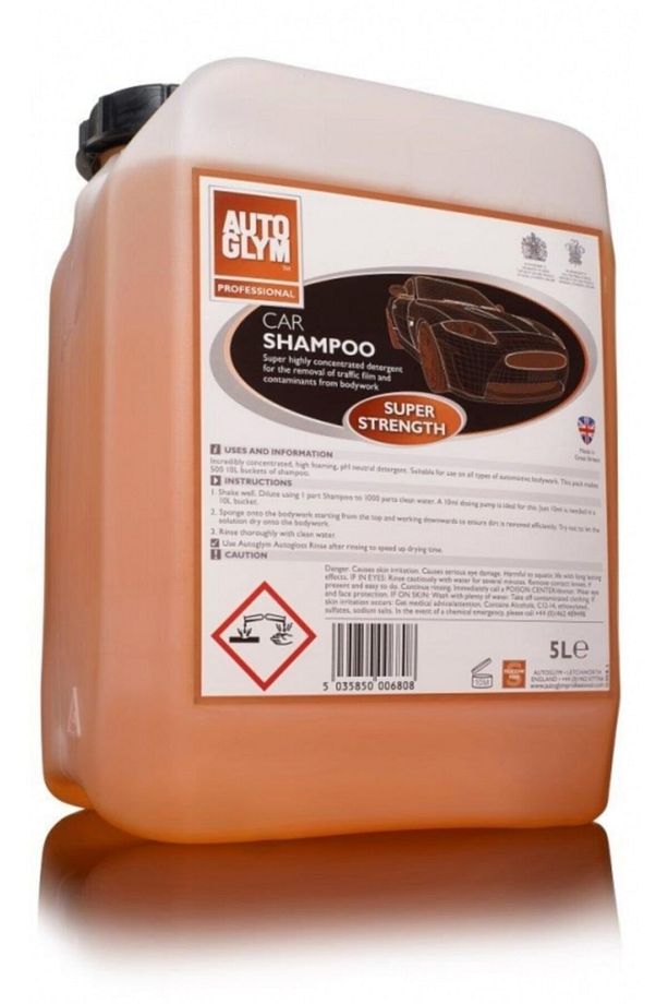 Auto Glym Car Shampoo Süper Strenhth - Ph Nötr Süper Konsantre Cilalı Şampuan 5 Lt - 1