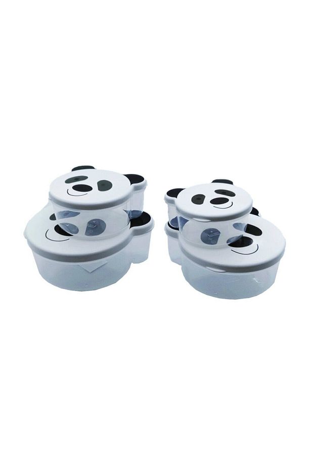 4 Lü Set Zoo Hayvan Figürlü Saklama Kabı (iç Içe Geçer) - 2